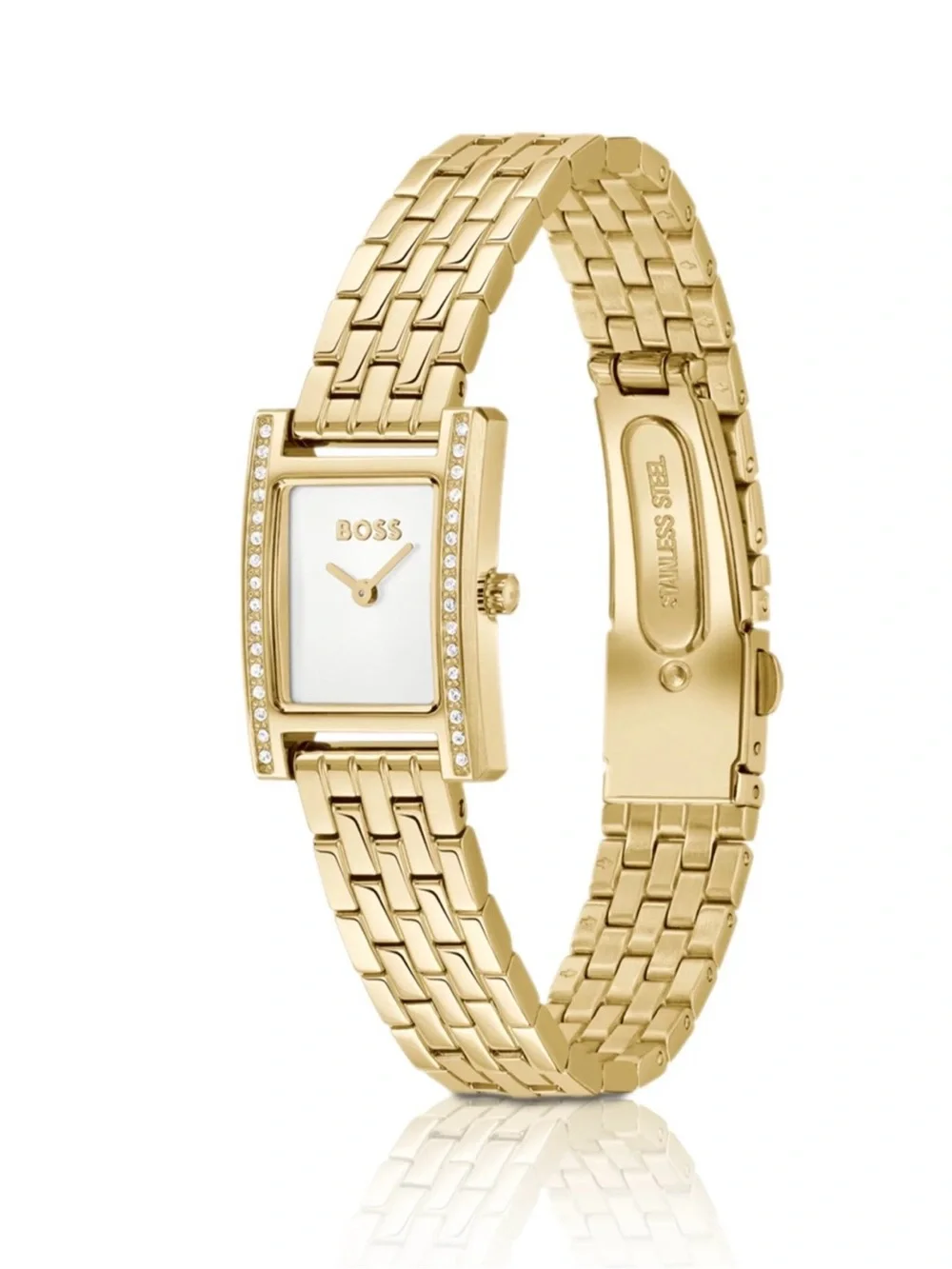 BOSS White-Dial Watch in a Gold Effect